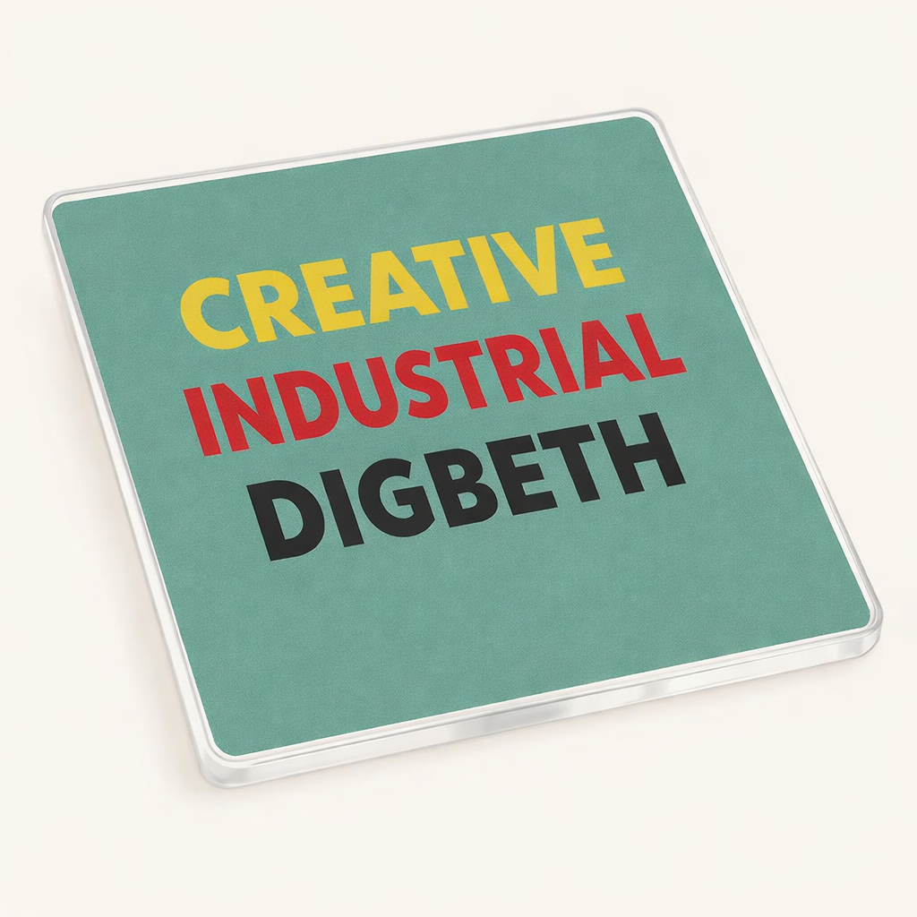 Digbeth - Coaster - Mid-Century Retro - Word Stack