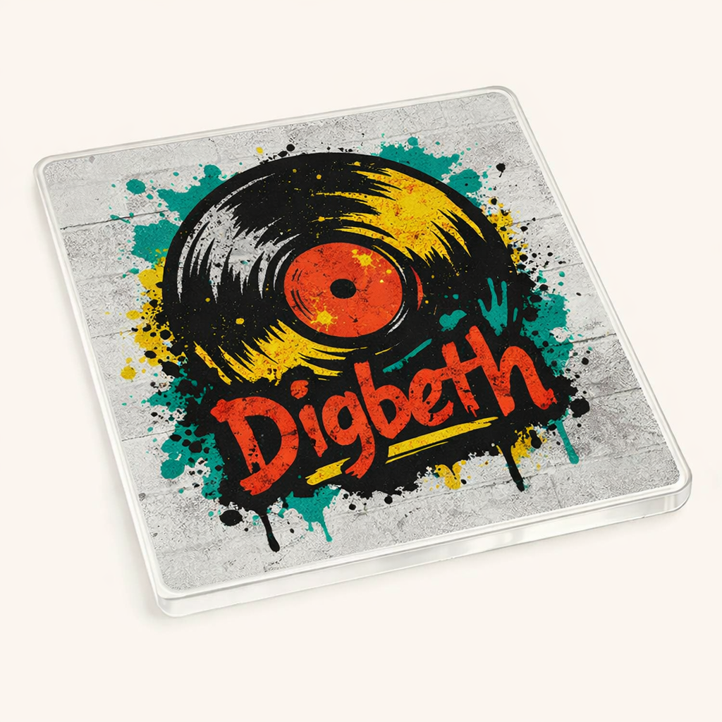 Digbeth - Coaster - Urban Street Art - Vinyl Record