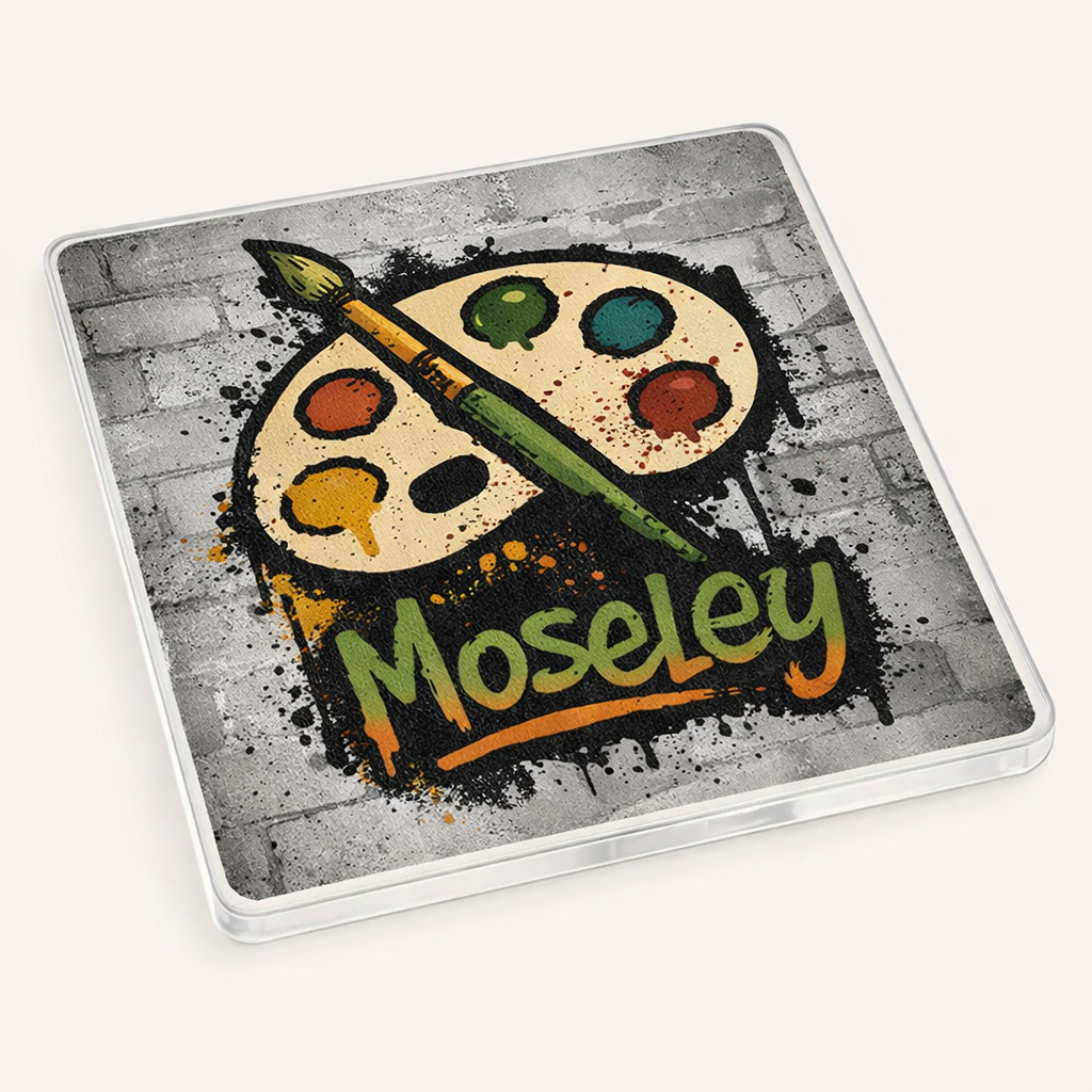 Moseley - Coaster - Urban Street Art - Artist's Palette