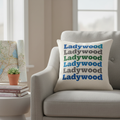 Ladywood - Cushion - Retro Typography Design