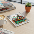 Stirchley - Coaster - Urban Street Art - Bicycle