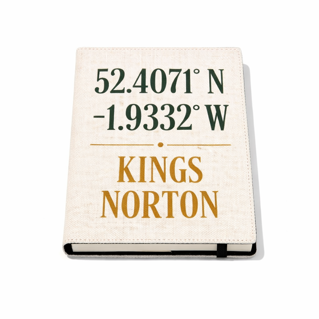 Kings Norton - Notepad - Minimalist Coordinates Design