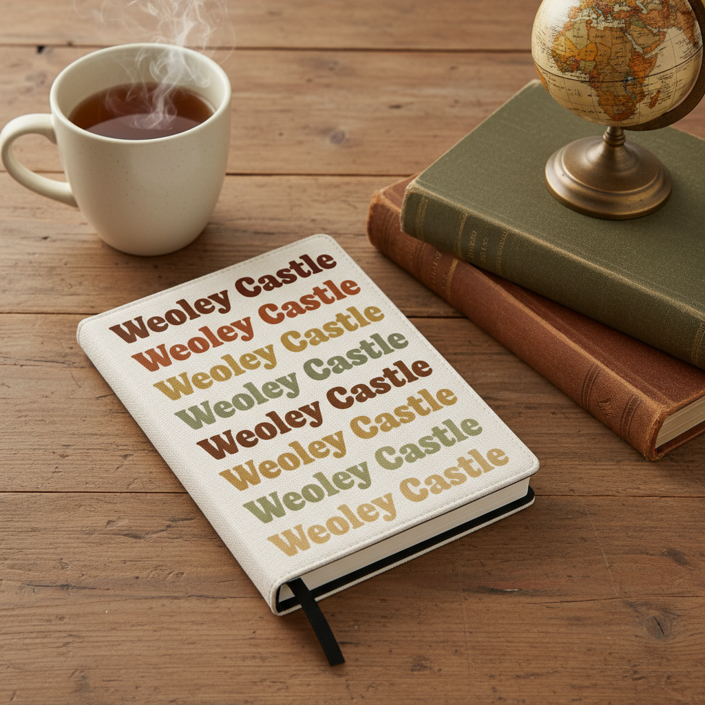 Weoley Castle - Notepad - Retro Typography Design