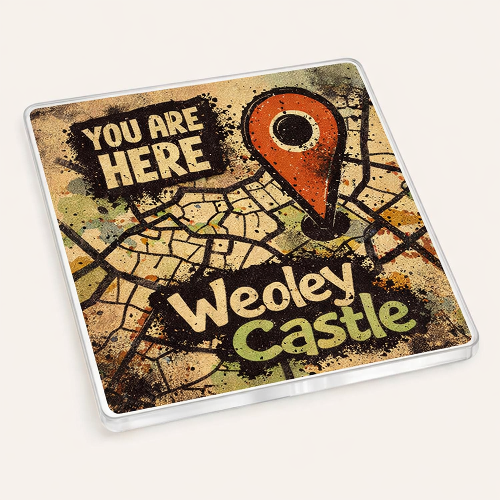 Weoley Castle - Coaster - Urban Street Art - Location Pin