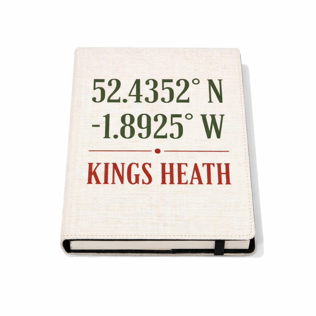 Kings Heath - Notepad - Minimalist Coordinates Design