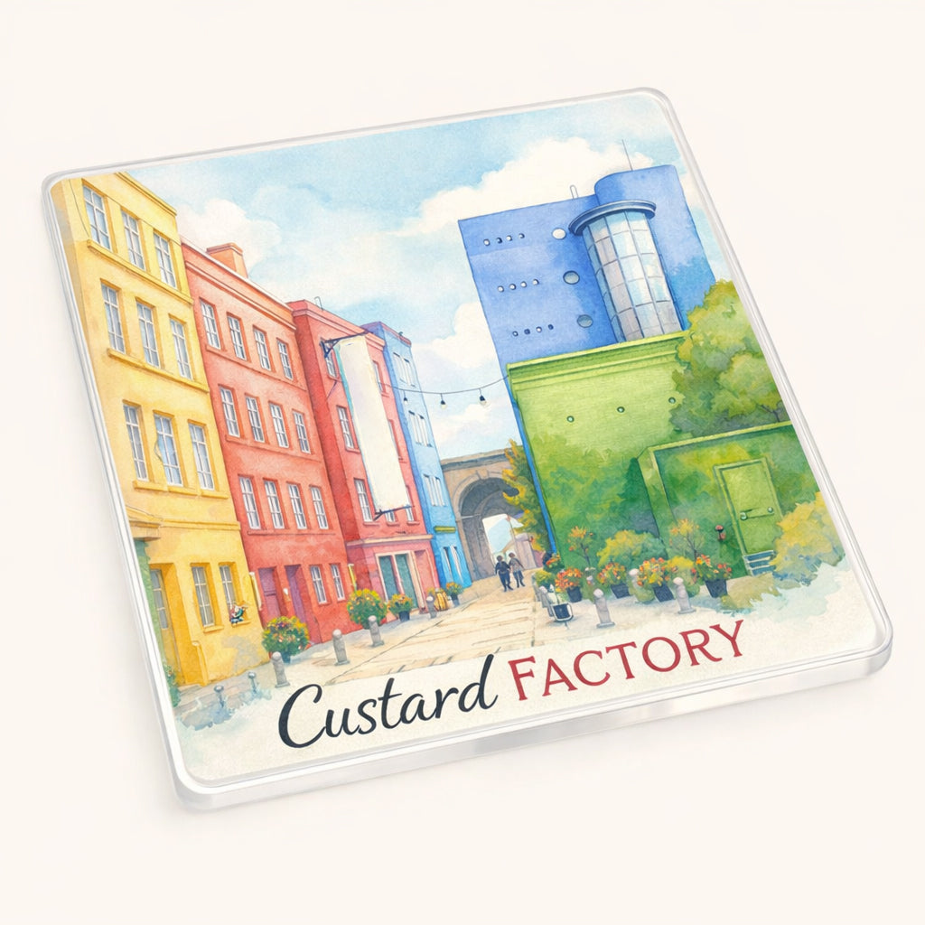 Digbeth - Coaster - Soft Watercolours - Custard Factory