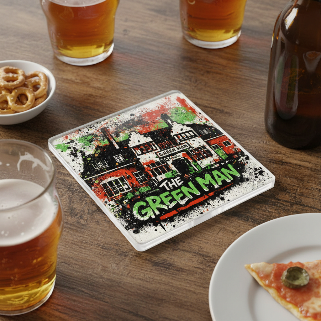 Harborne - Coaster - Urban Street Art - The Green Man Pub