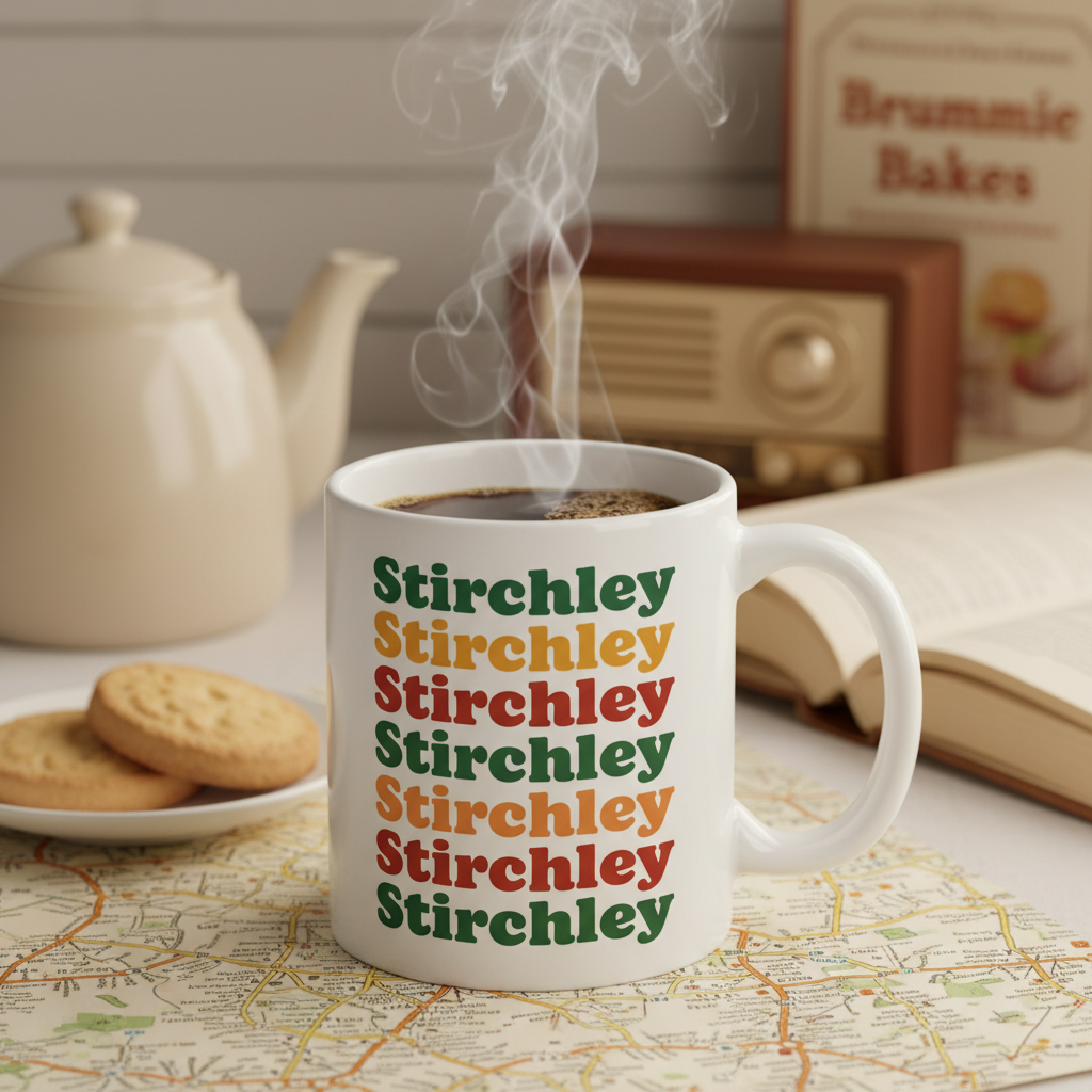 Stirchley - Mug - Retro Typography Design