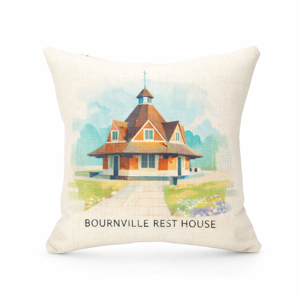 Bournville - Cushion - Vibrant Geometry Design - Bournville Rest house