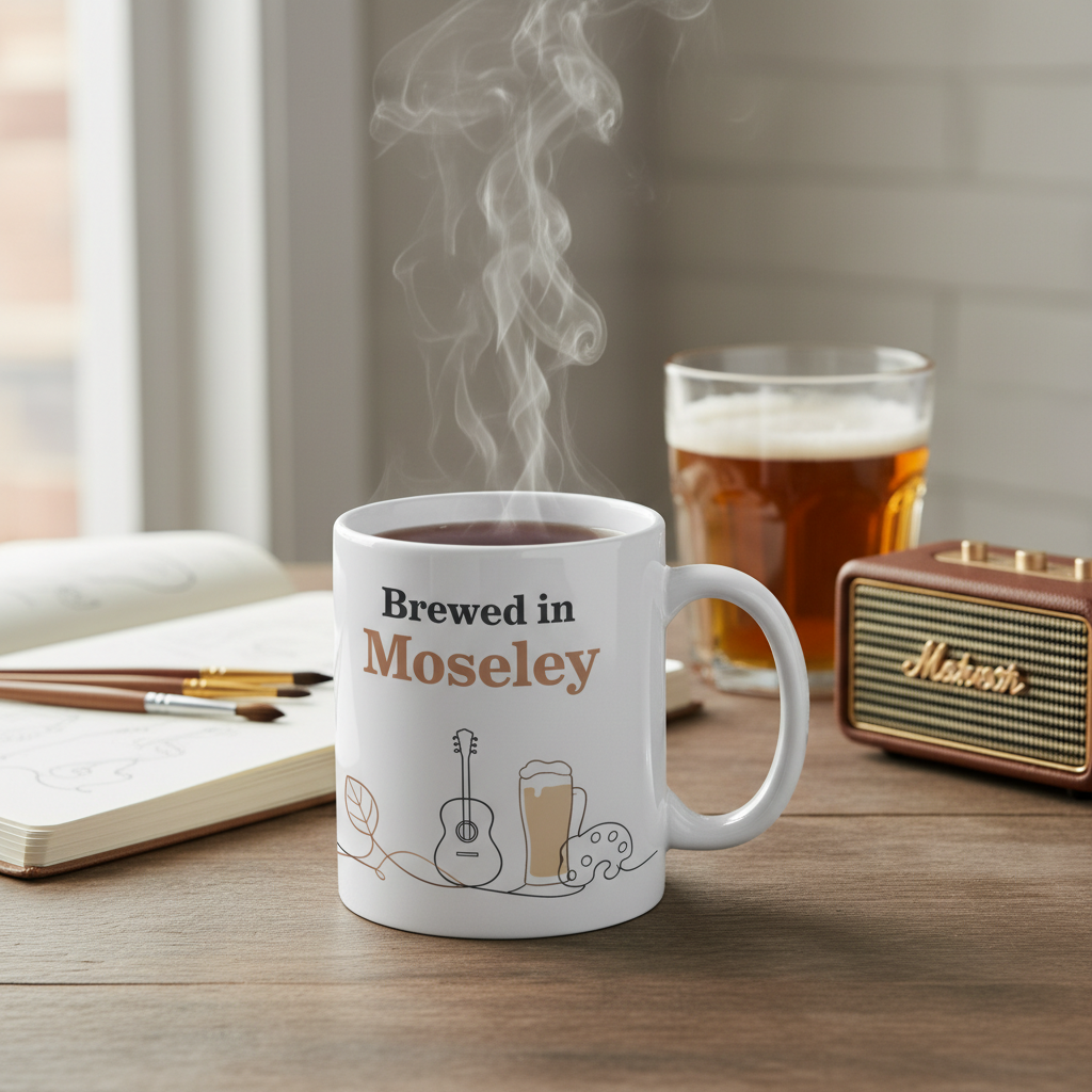 Moseley - Mug - Minimalist Illustration Design