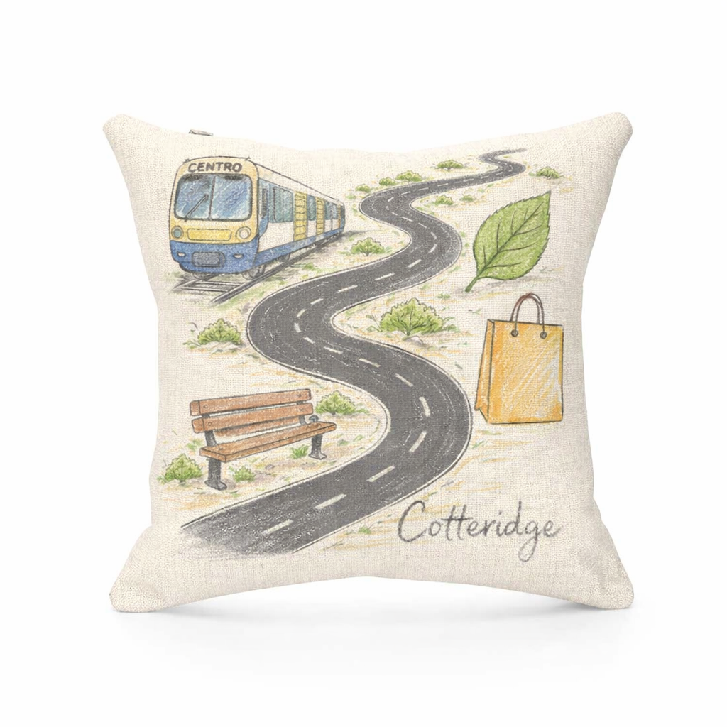 Cotteridge - Cushion - Whimsical Illustrations Design