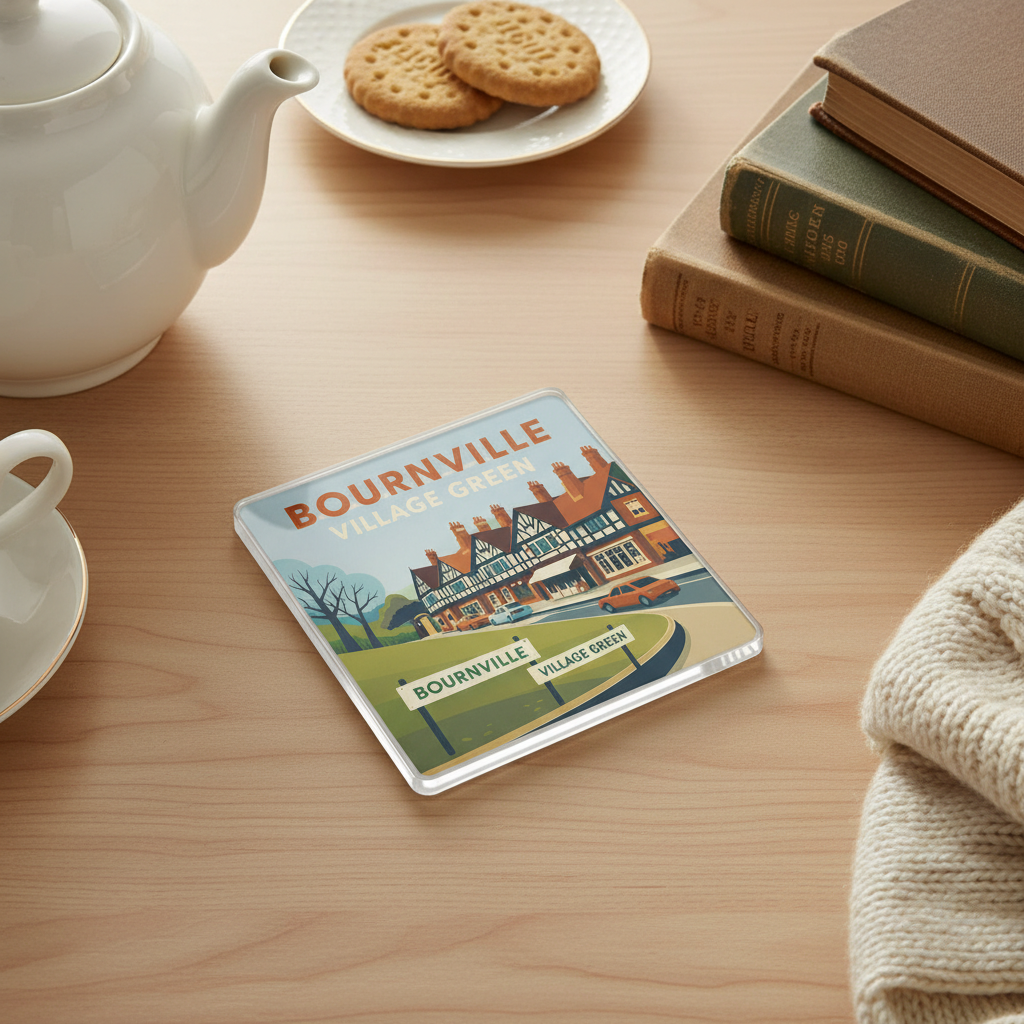 Bournville - Coaster - Mid-Century Retro - Bournville Village Green