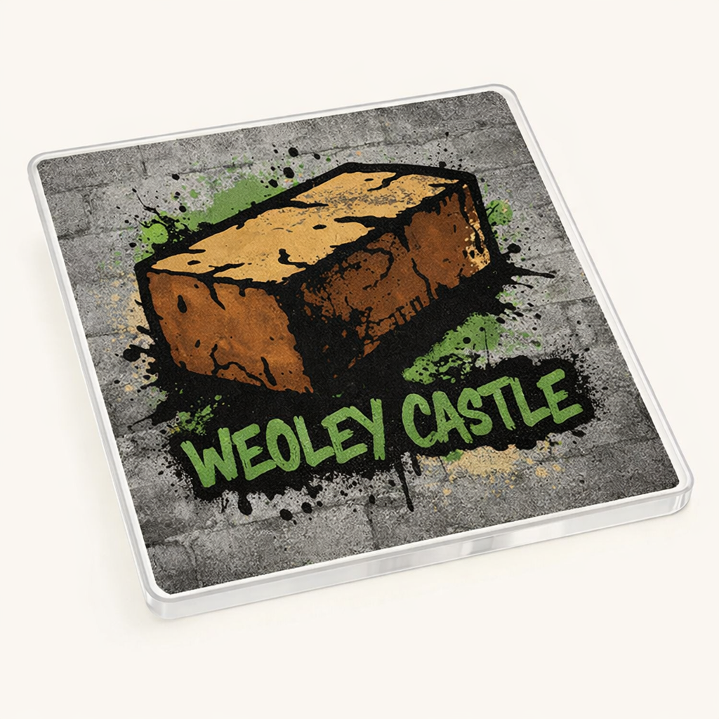 Weoley Castle - Coaster - Urban Street Art - Brick