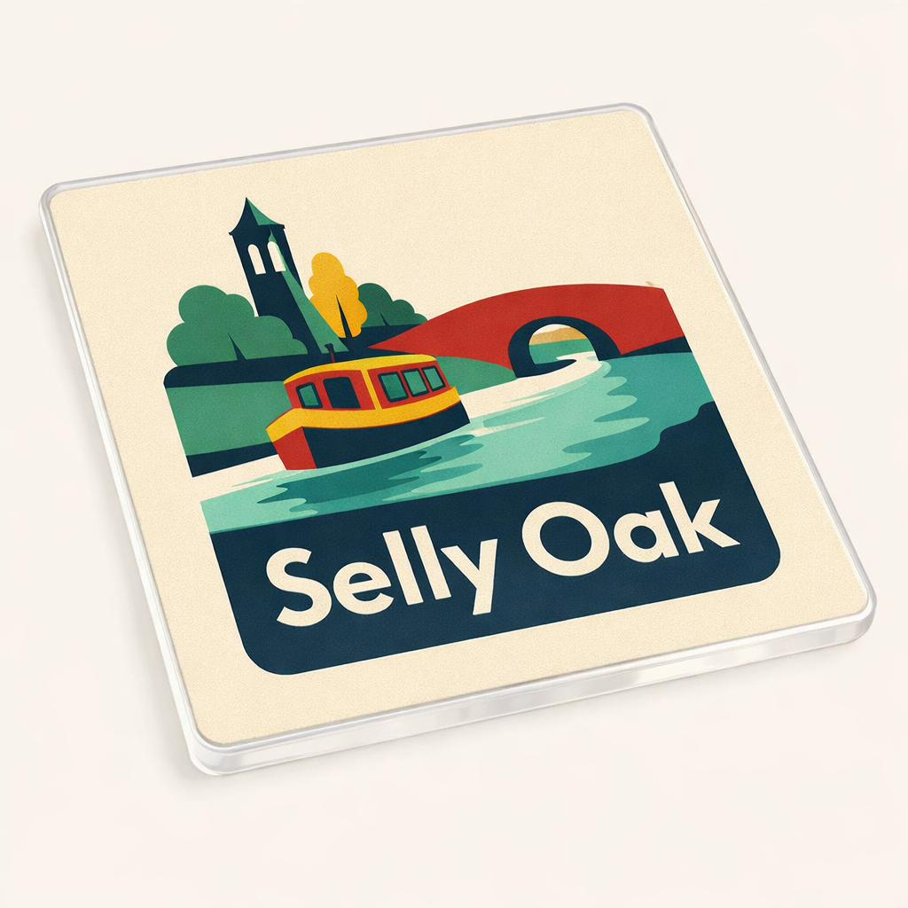 Selly Oak - Coaster - Mid-Century Retro - Canal