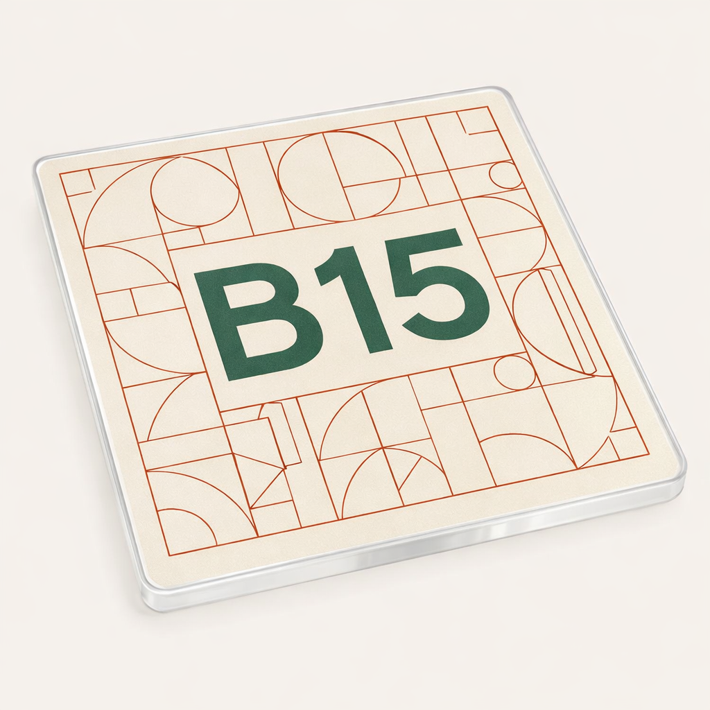 Edgbaston - Coaster - Geometric Lines - Postcode