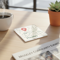 Moseley - Coaster - Geometric Lines - Location Pin