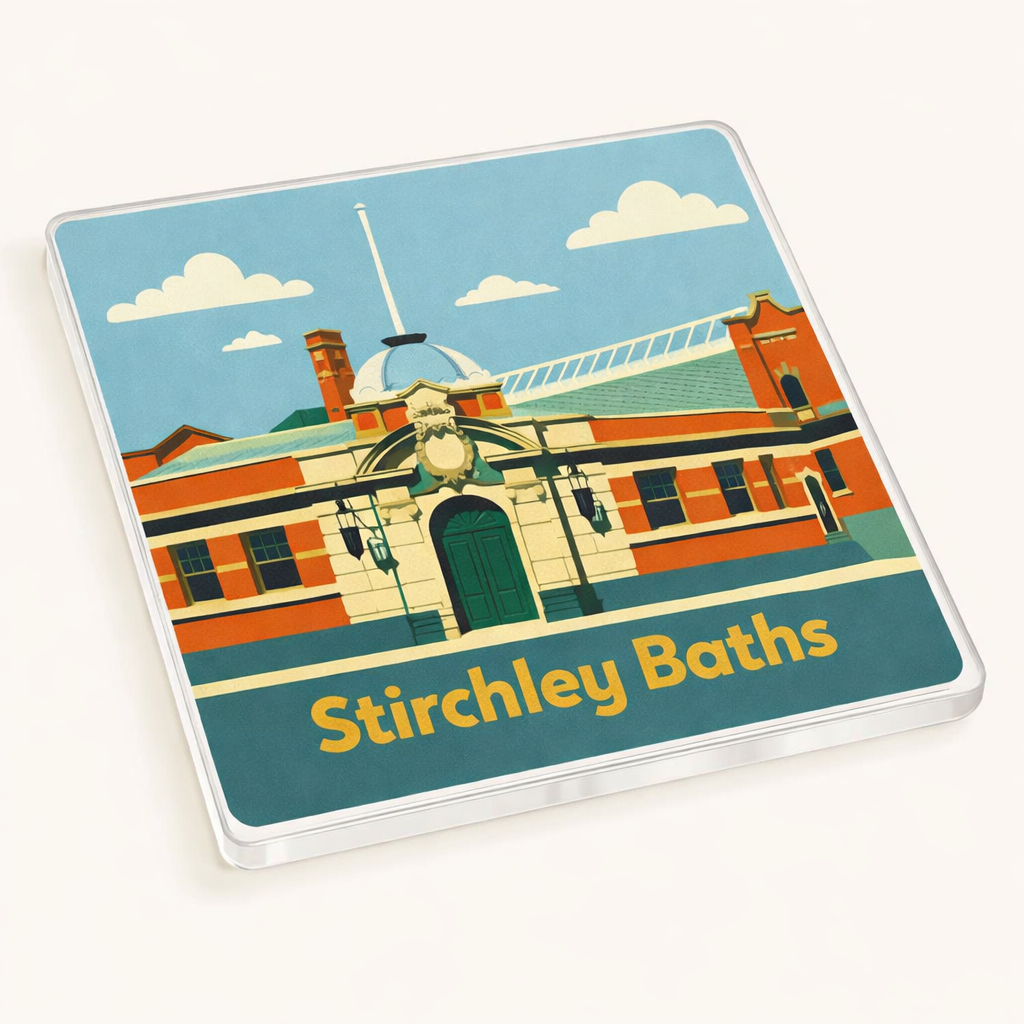 Stirchley - Coaster - Mid-Century Retro - Stirchley Baths