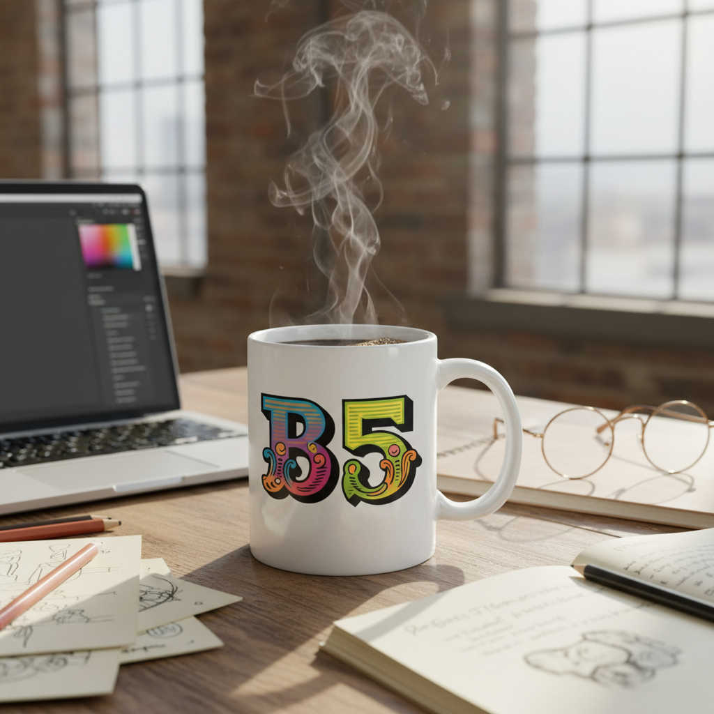 Digbeth - Mug - Colour Burst Postcode Design