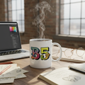 Digbeth - Mug - Colour Burst Postcode Design