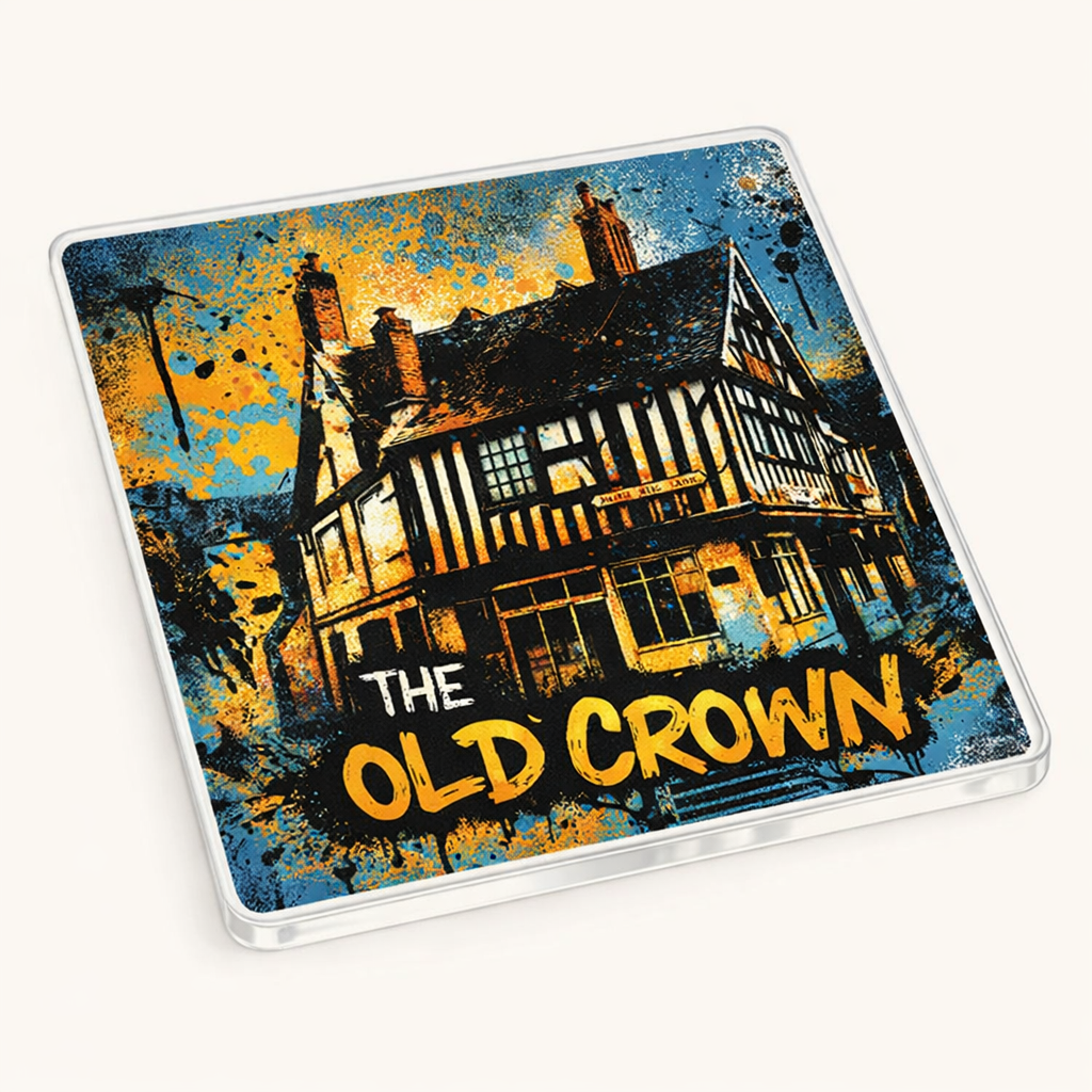 Digbeth - Coaster - Urban Street Art - The Old Crown Pub