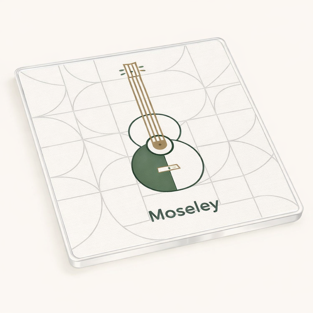 Moseley - Coaster - Geometric Lines - Music Note