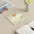 Kings Heath - Coaster - Soft Watercolours - Location Pin