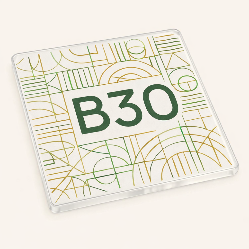 Kings Norton - Coaster - Geometric Lines - Postcode