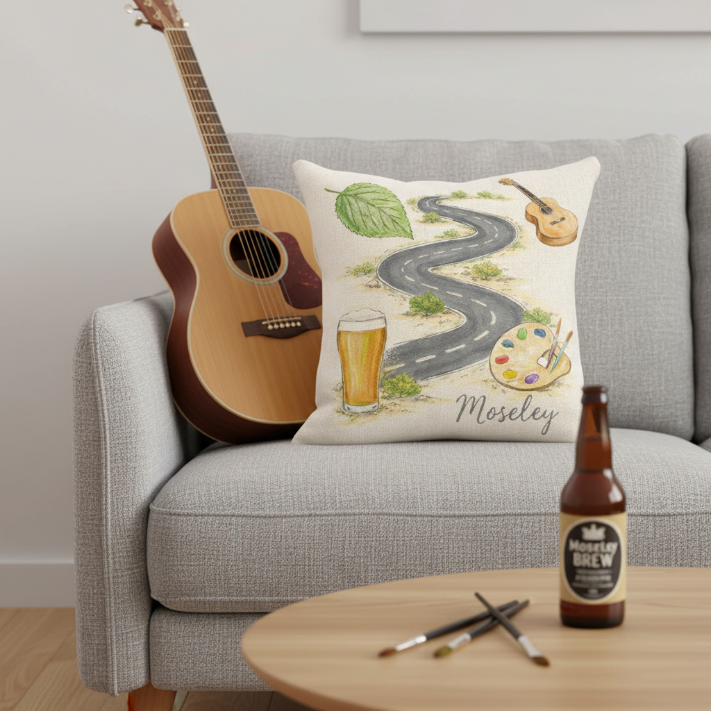 Moseley - Cushion - Whimsical Illustrations Design