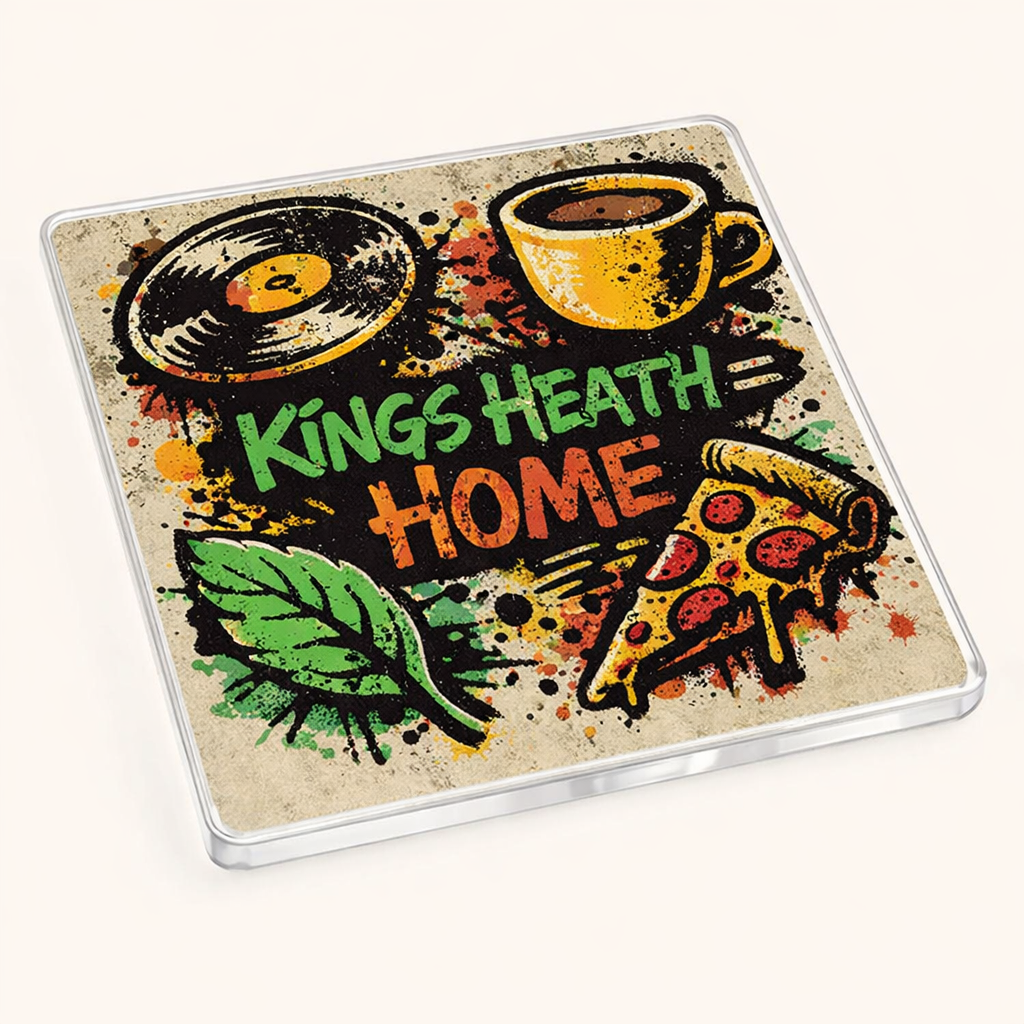 Kings Heath - Coaster - Urban Street Art - Local Icons