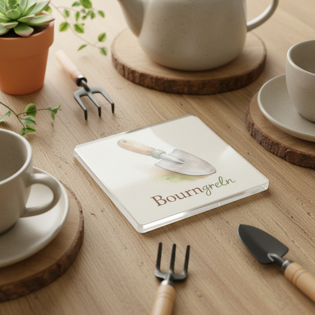 Bournville - Coaster - Soft Watercolours - Garden Trowel