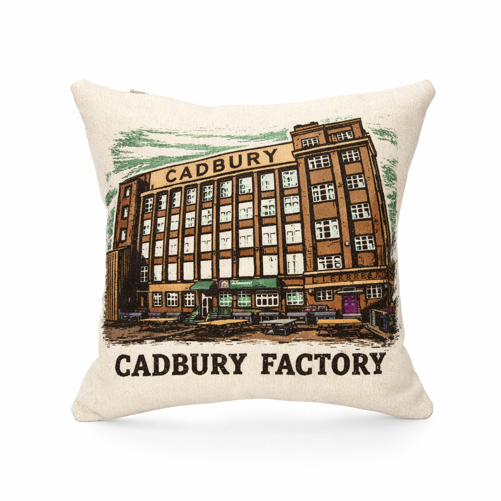Bournville - Cushion - Vintage Vibes Design - Cadbury Factory
