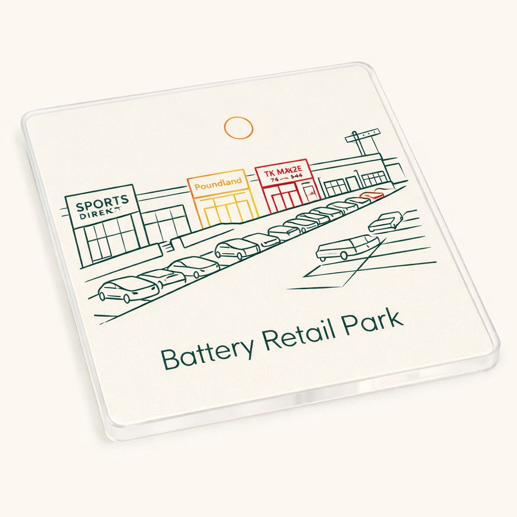 Selly Oak - Coaster - Geometric Lines - Battery Retail Park