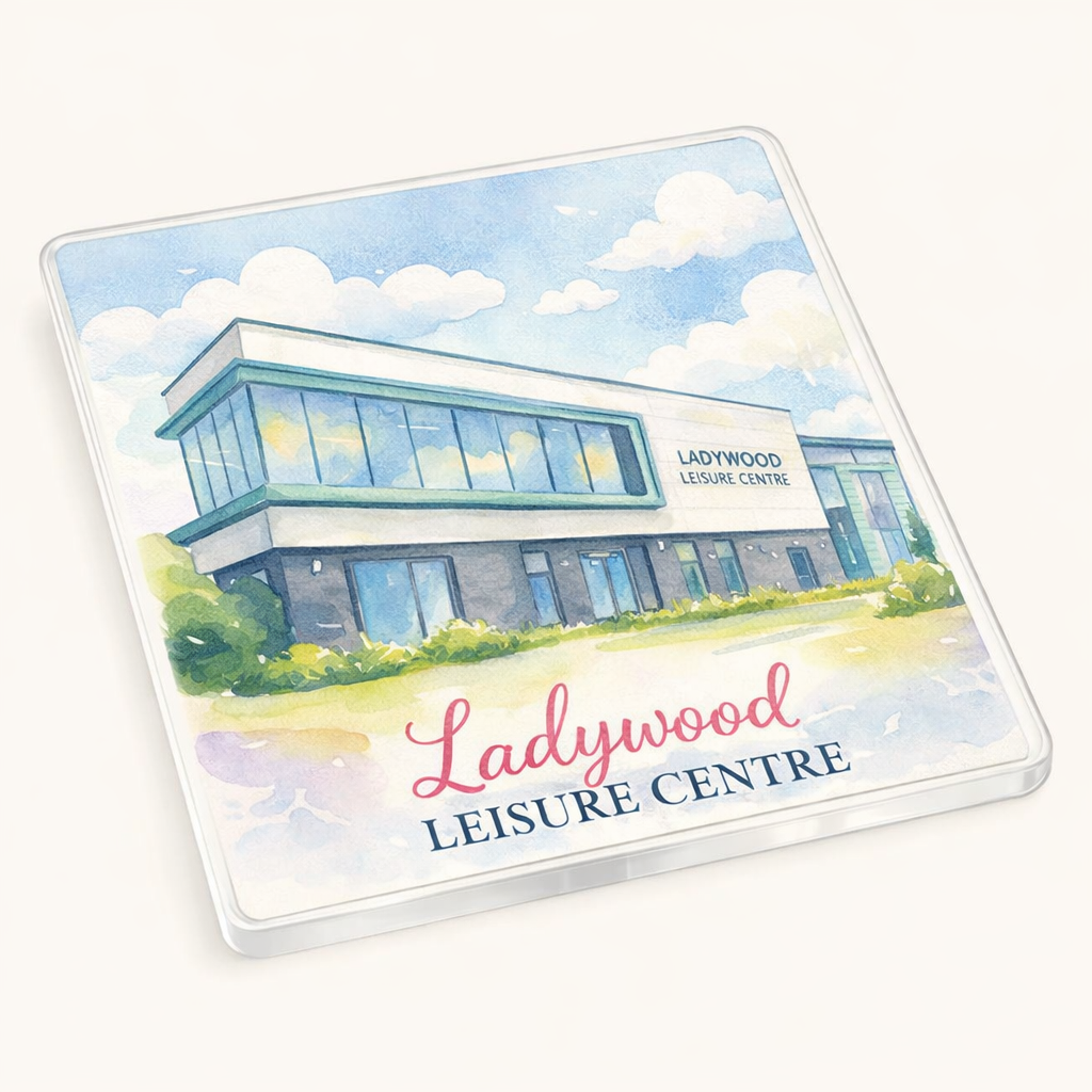 Ladywood - Coaster - Soft Watercolours - Ladywood Leisure Centre