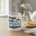 Ladywood - Mug - Retro Cartoon Design