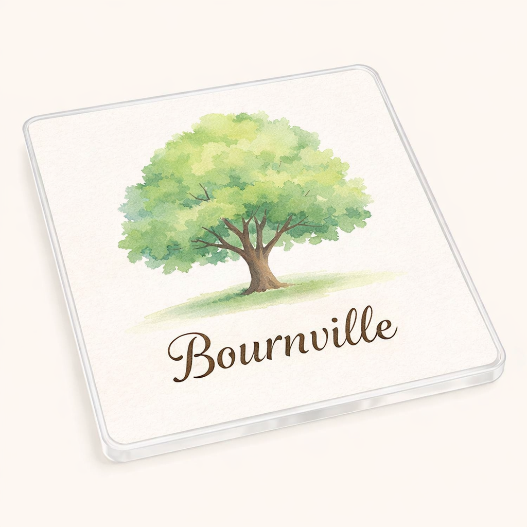 Bournville - Coaster - Soft Watercolours - Tree