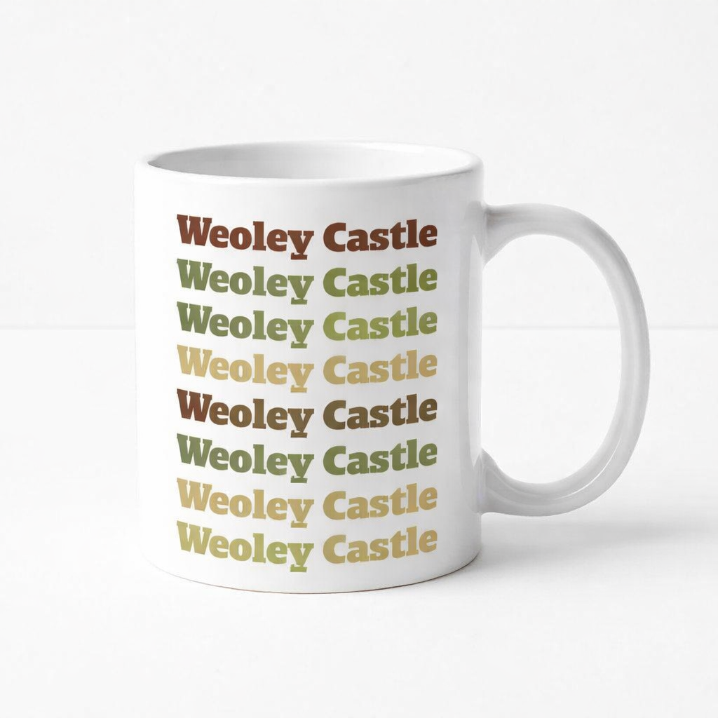 Weoley Castle - Mug - Retro Typography Design