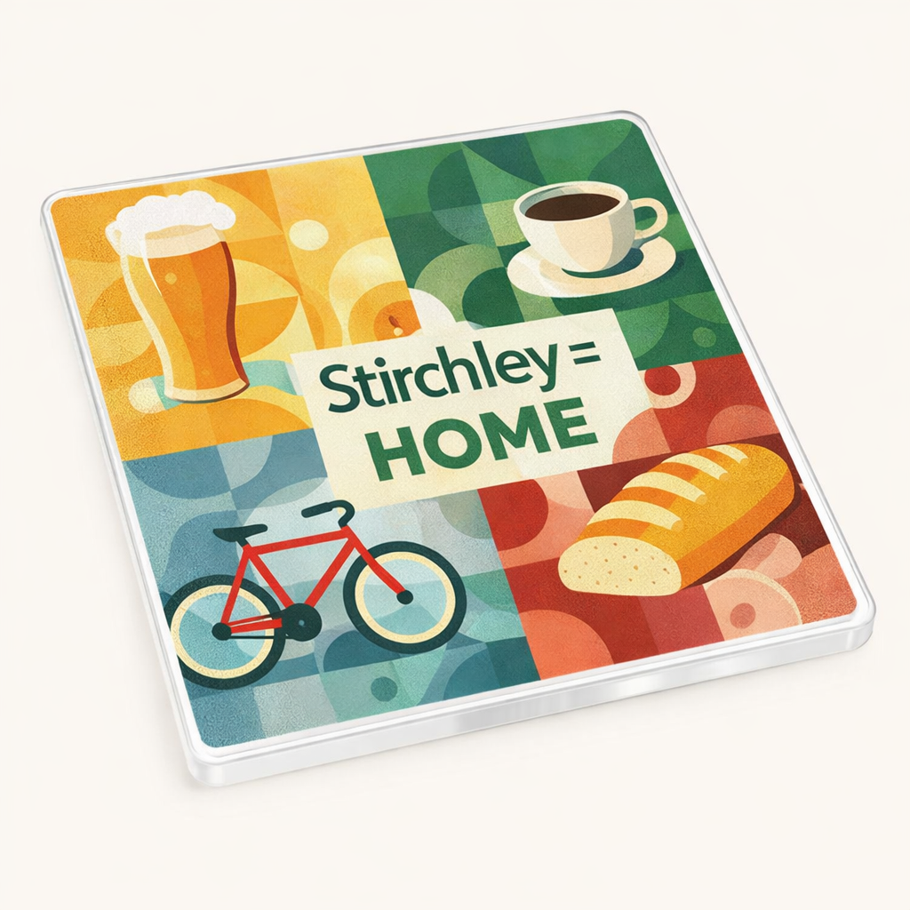 Stirchley - Coaster - Mid-Century Retro - Local Icons