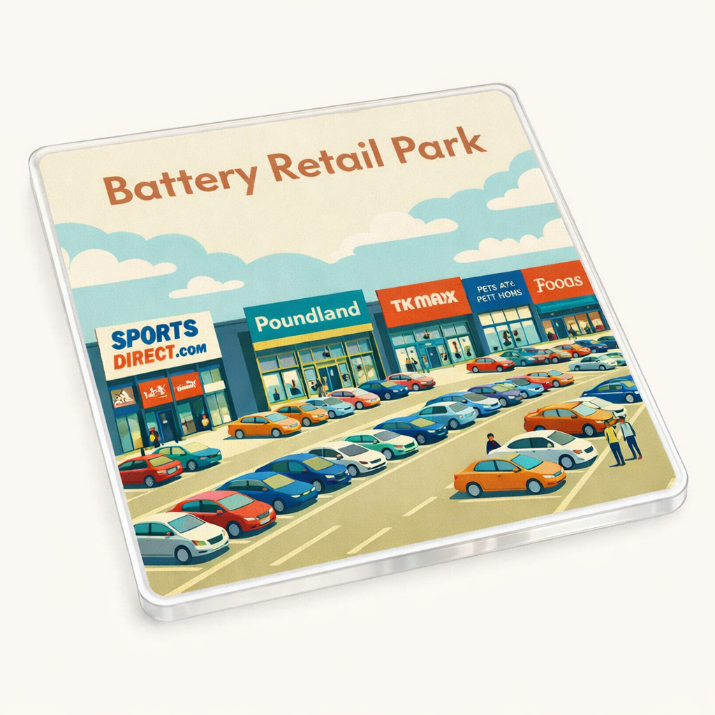 Selly Oak - Coaster - Mid-Century Retro - Battery Retail Park
