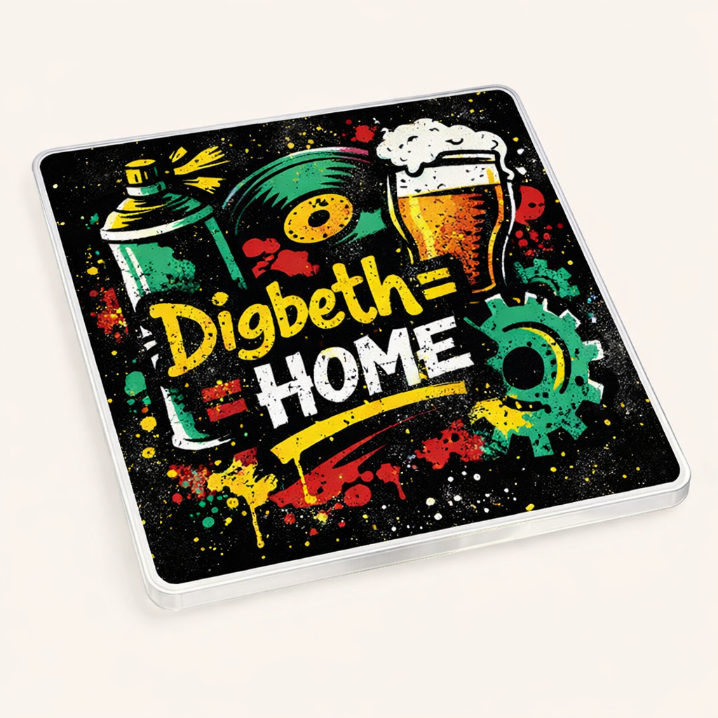 Digbeth - Coaster - Urban Street Art - Local Icons