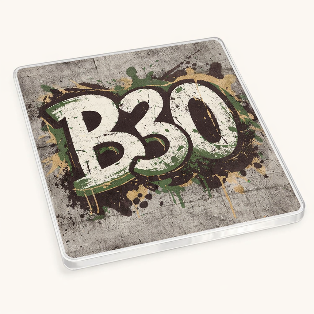 Bournville - Coaster - Urban Street Art - Postcode