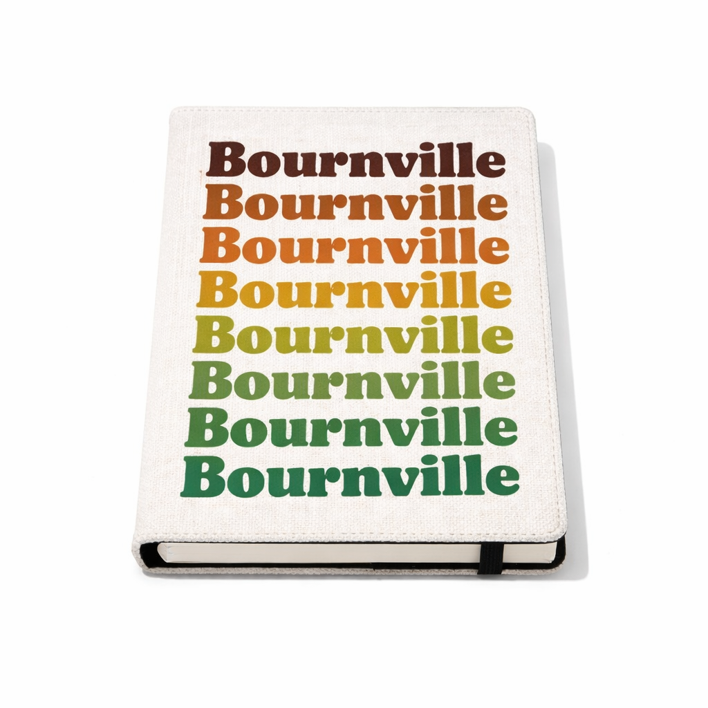 Bournville - Notepad - Retro Typography Design