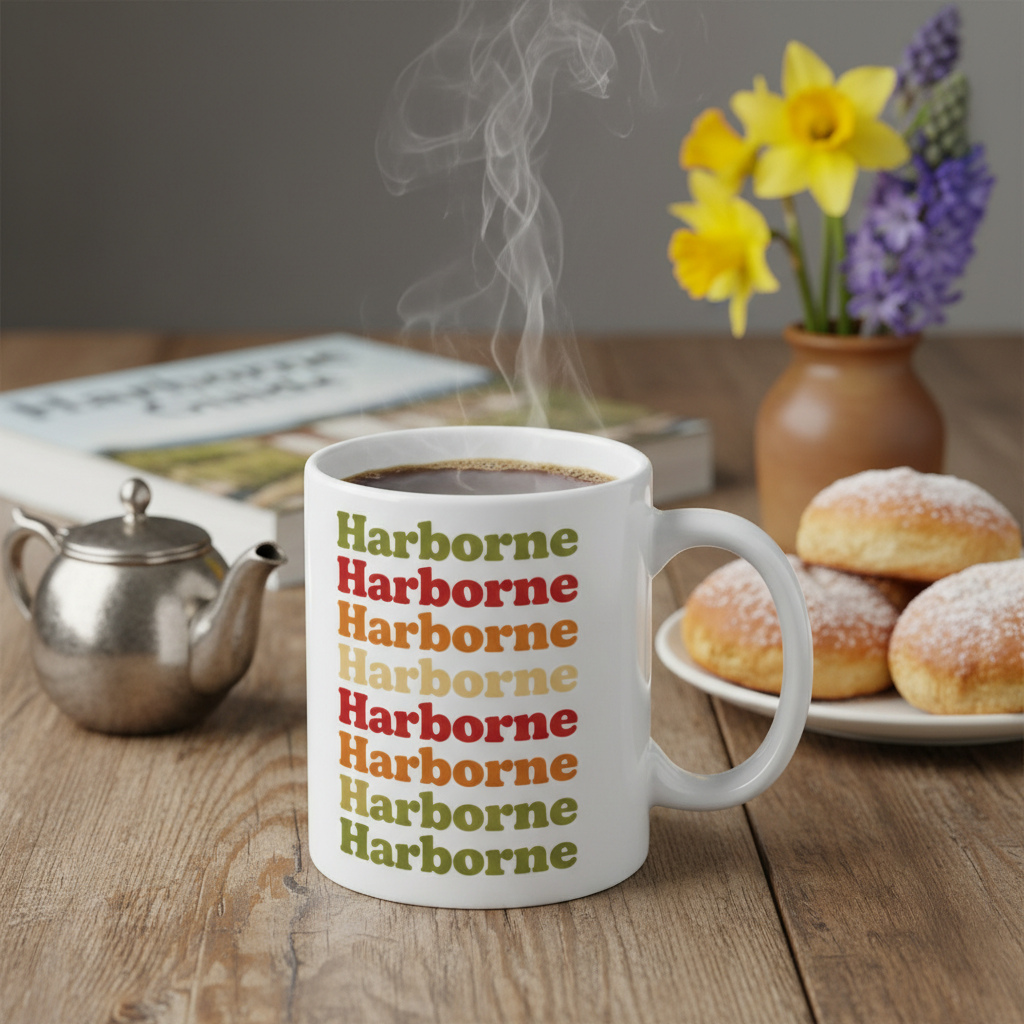 Harborne - Mug - Retro Typography Design