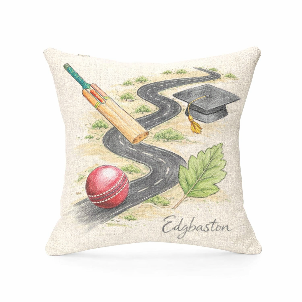 Edgbaston - Cushion - Whimsical Illustrations Design