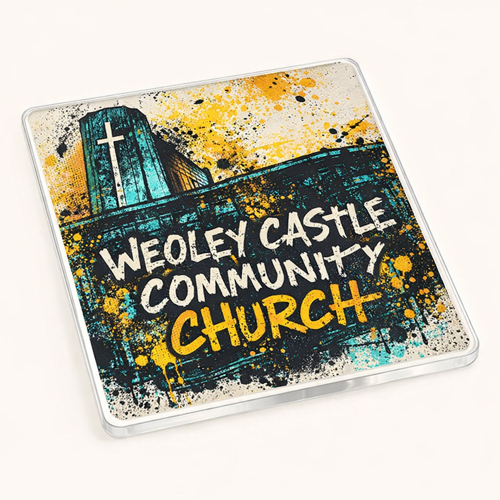 Weoley Castle - Coaster - Urban Street Art - Weoley Castle Community Church