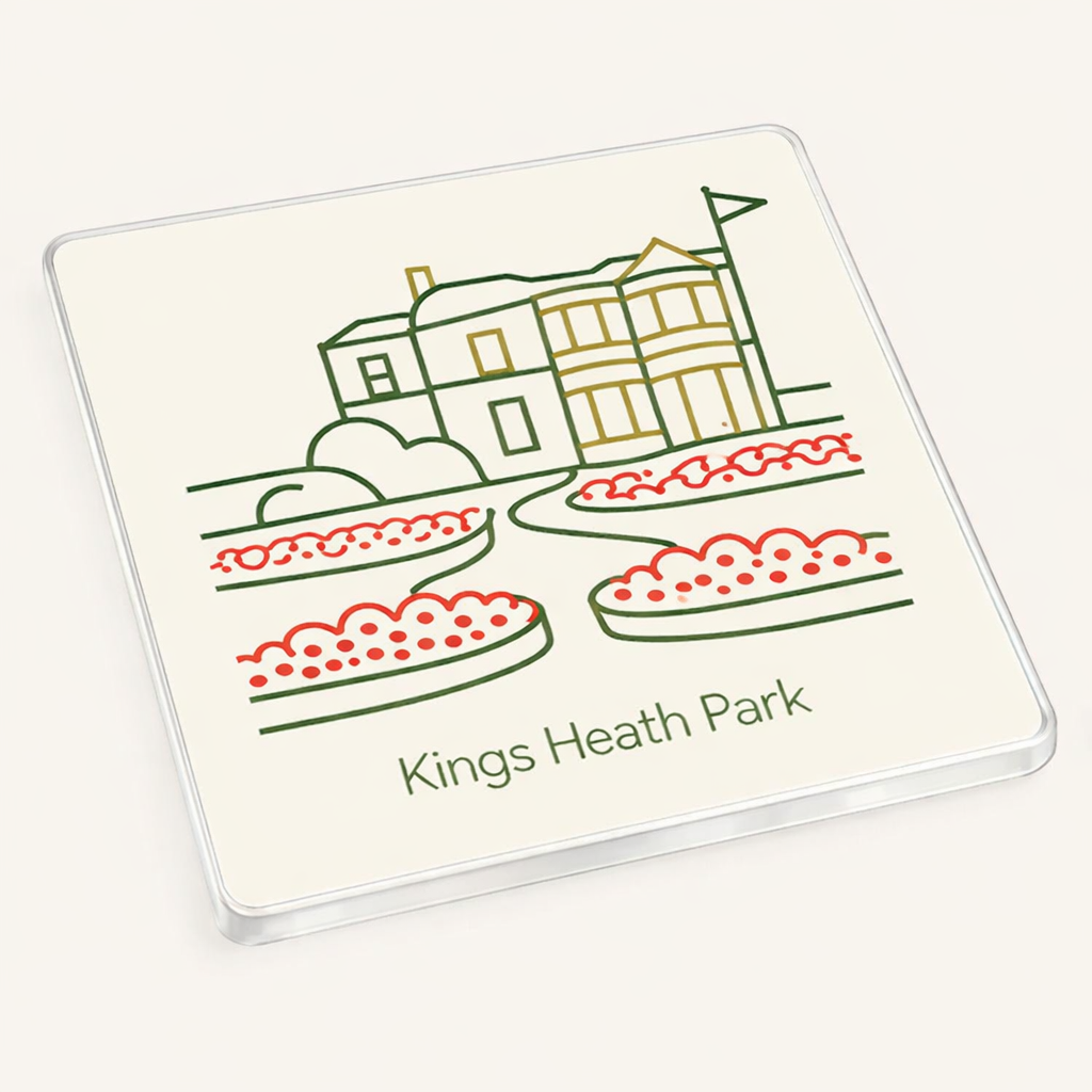 Kings Heath - Coaster - Geometric Lines - Kings Heath Park