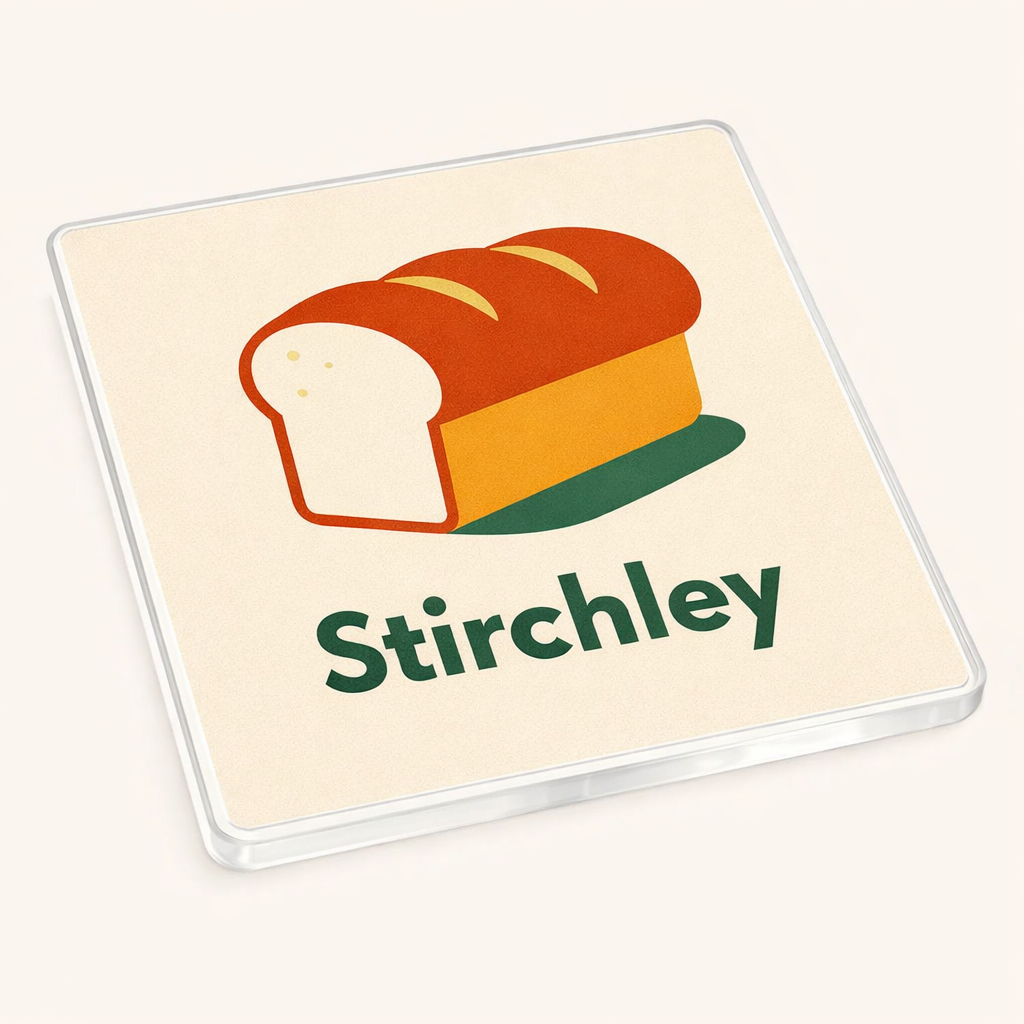 Stirchley - Coaster - Mid-Century Retro - Loaf of Bread