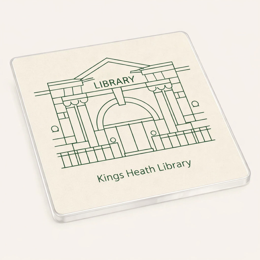 Kings Heath - Coaster - Geometric Lines - Kings Heath Library