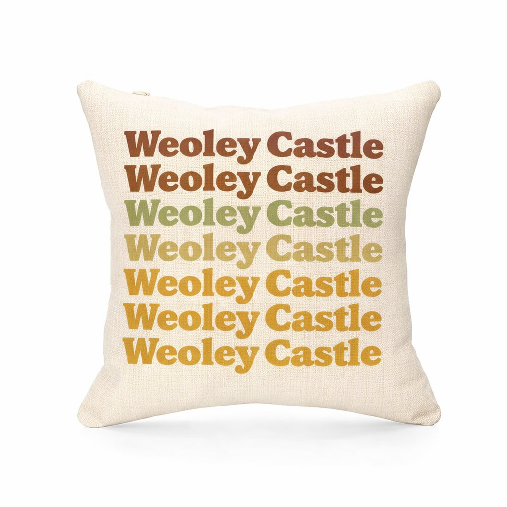 Weoley Castle - Cushion - Retro Typography Design