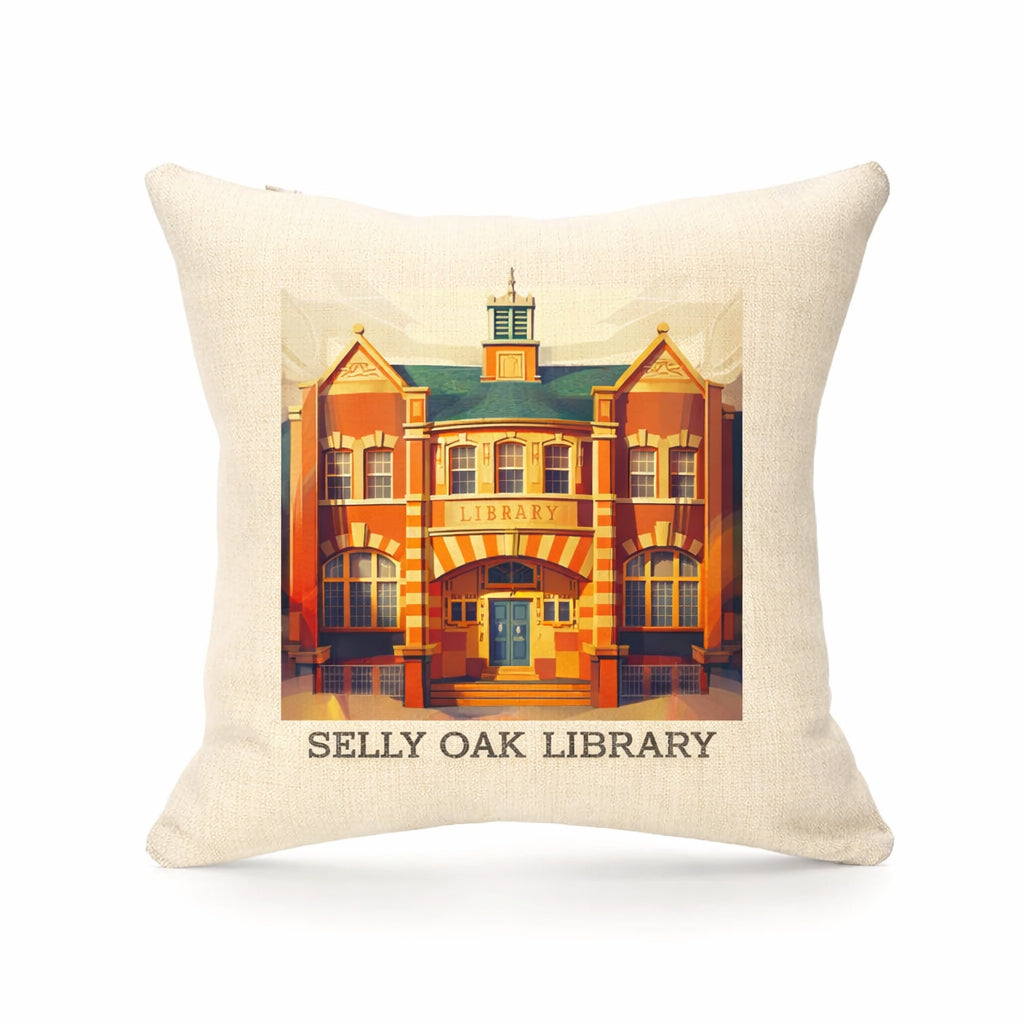 Selly Oak - Cushion - Vintage Vibes Design - Selly Oak Library