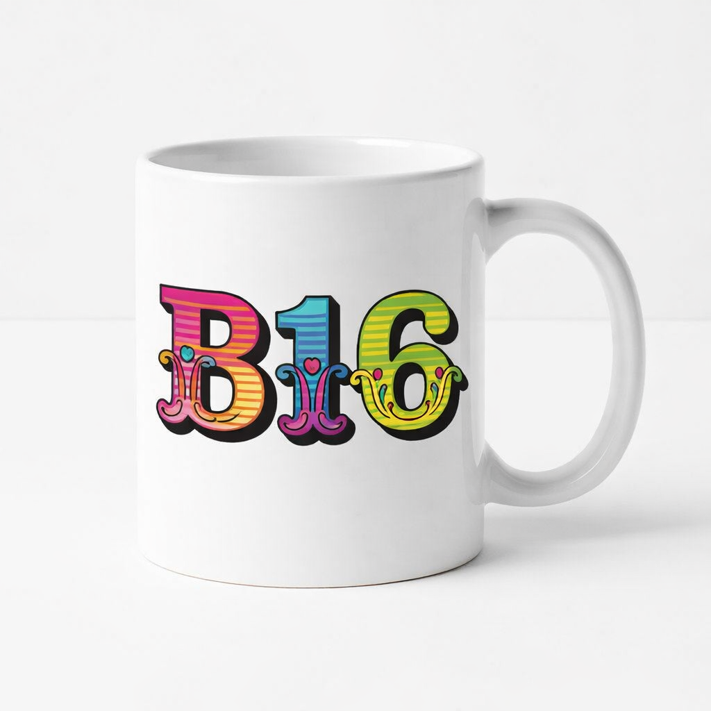 Ladywood - Mug - Colour Burst Postcode Design